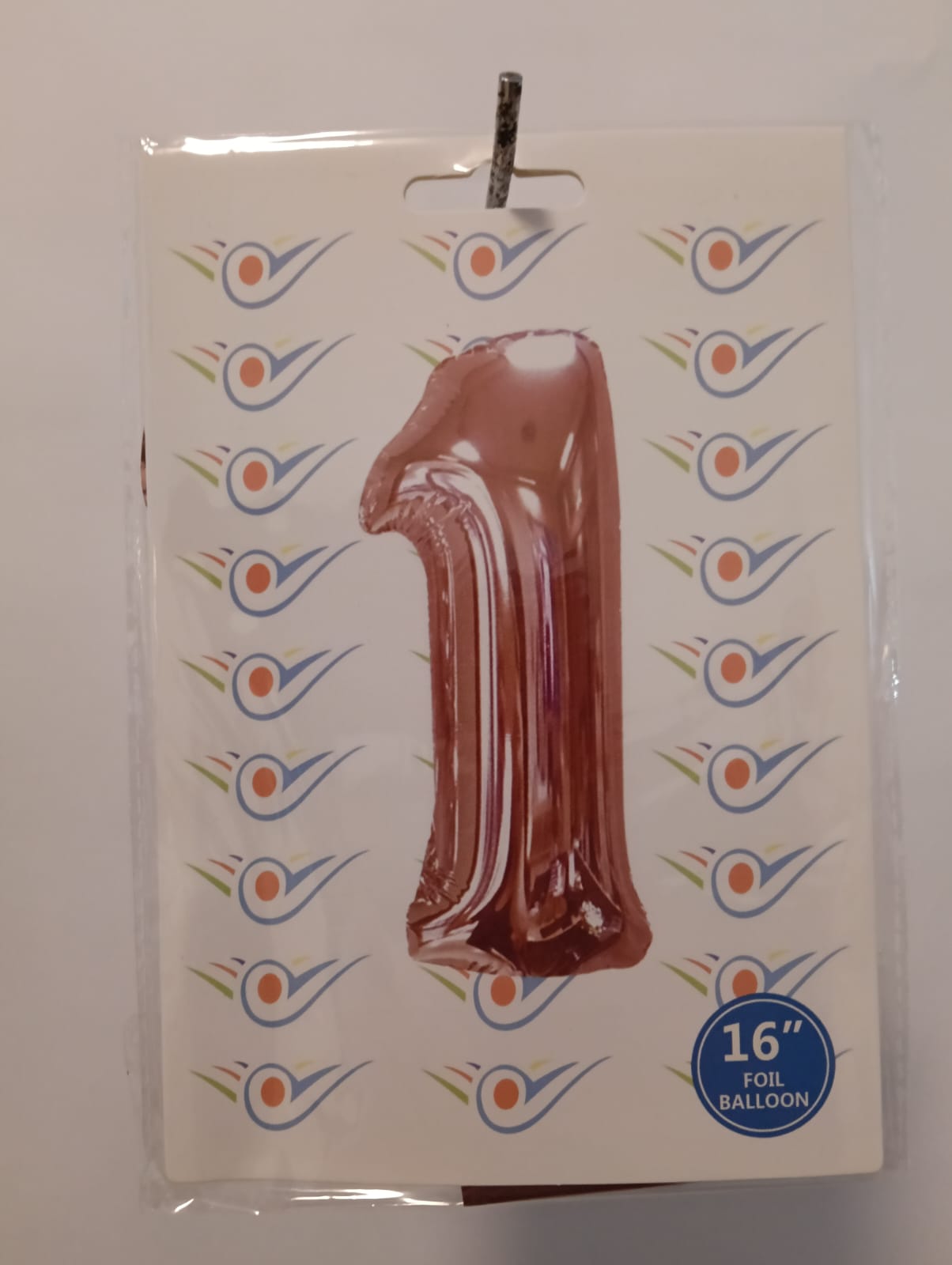 NUMBER 1 BALLOON 16 INCH (40.64CM) ROSE GOLD