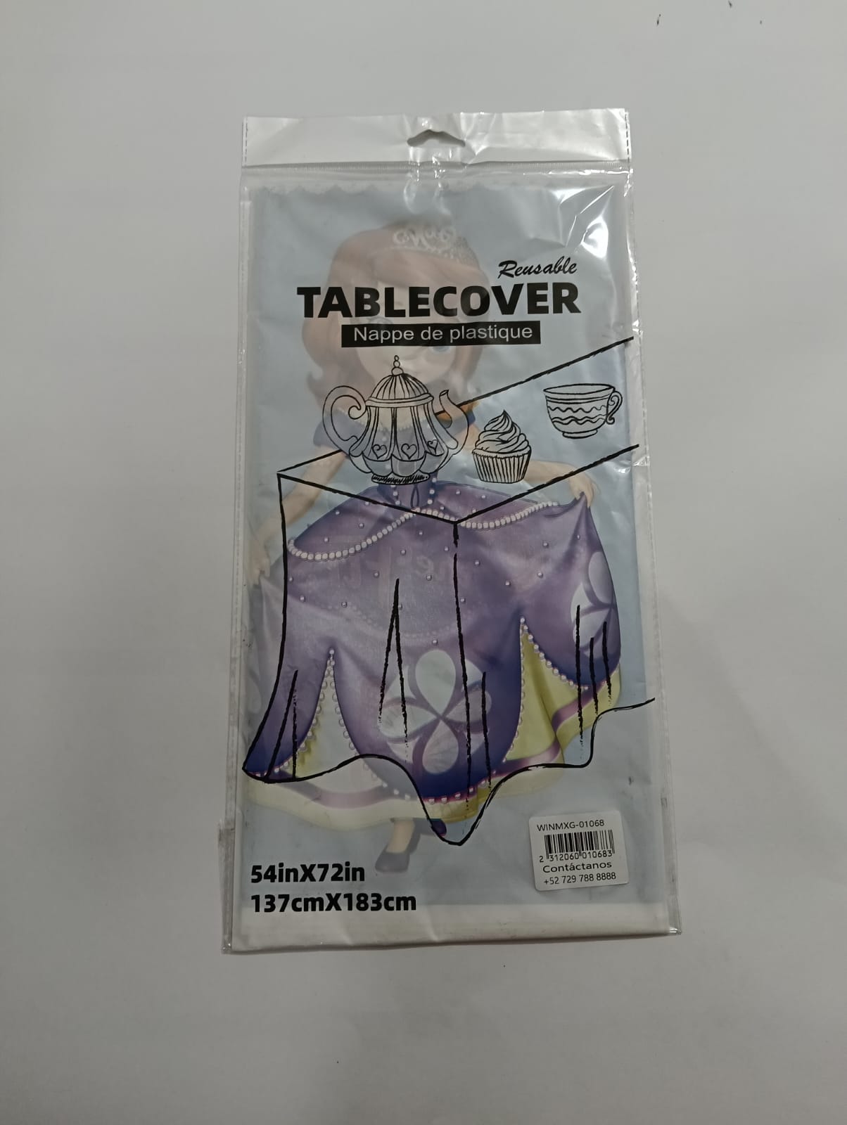 Princess Sofia Character Tablecloth (137cm x 183cm)