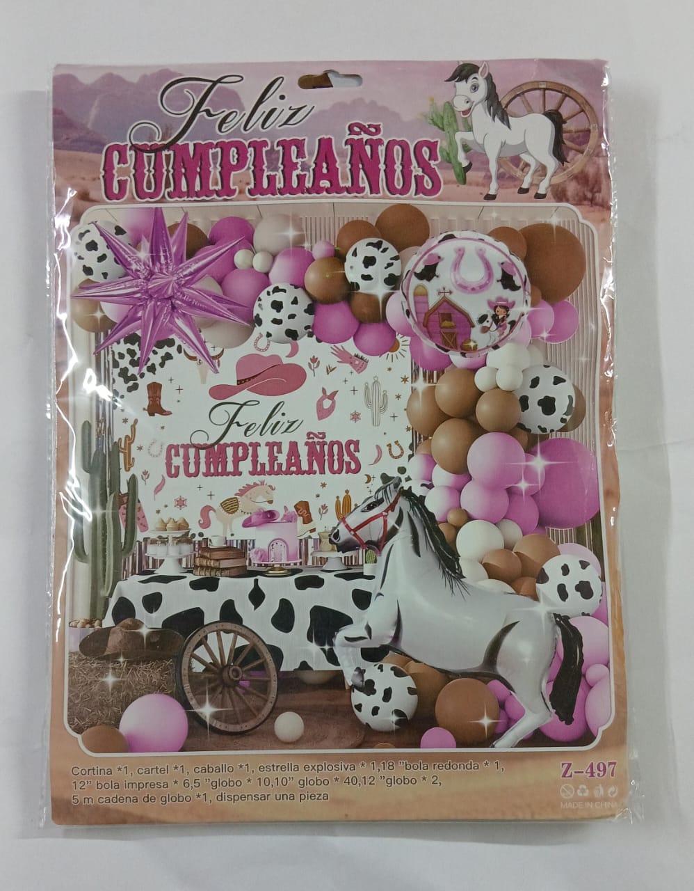 CABALLO BLANCO GRANJA VAQUERO ARCO COMPLETO