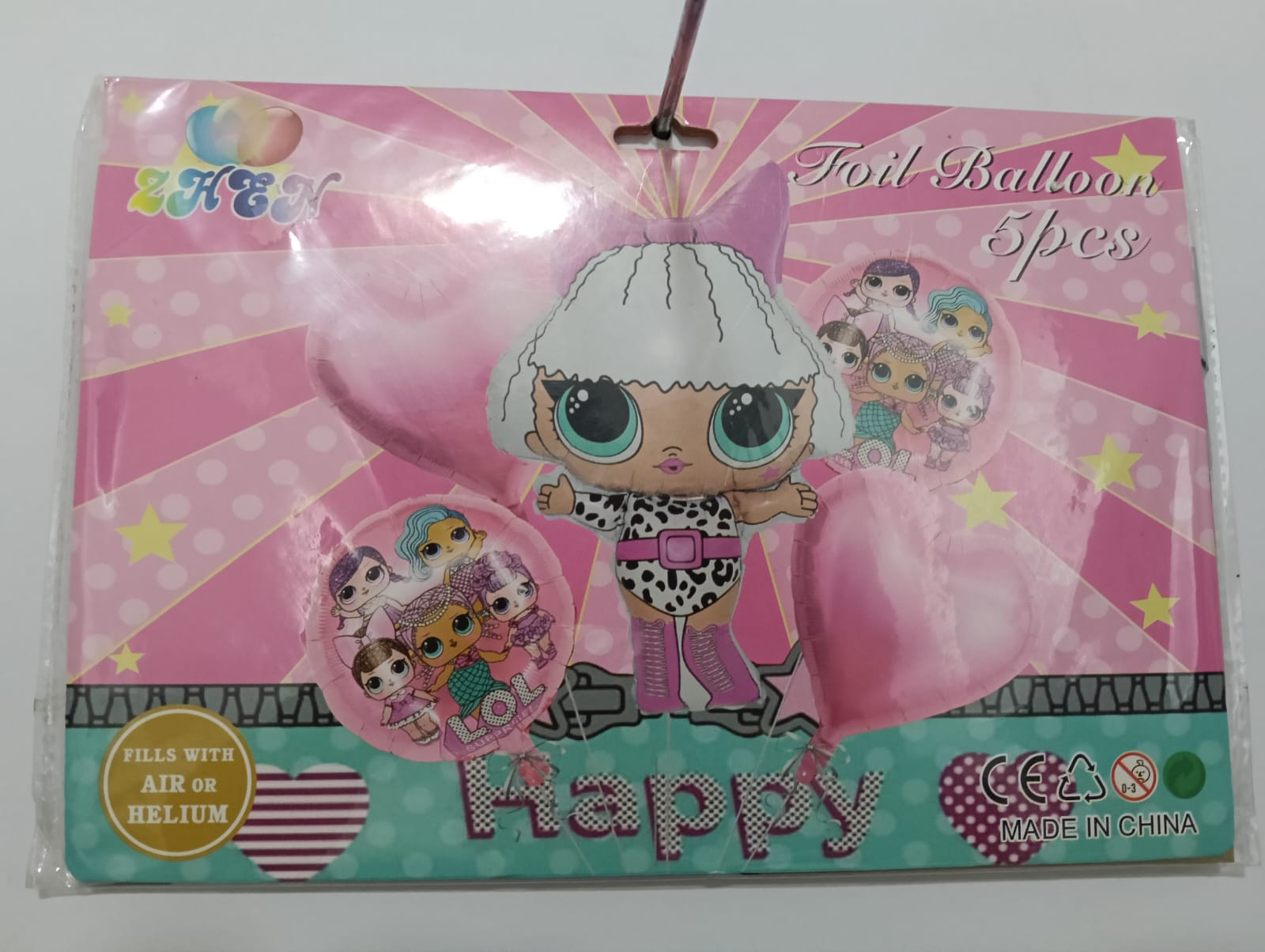 LOL SET 5 GLOBOS PERSONAJES METÁLICOS