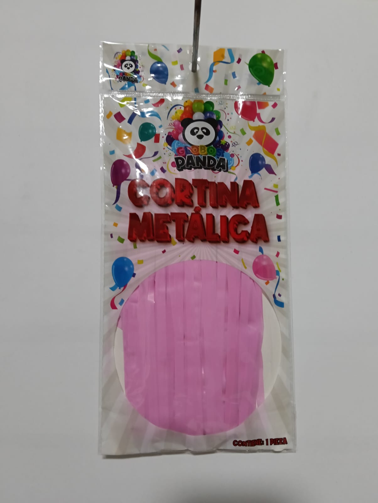 CORTINA LLUVIA ROSA PASTEL