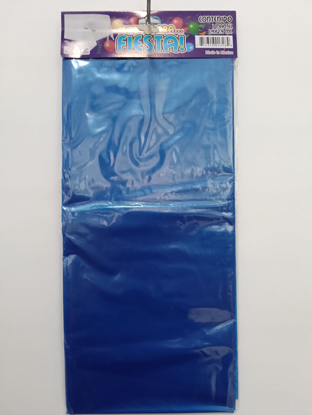 MANTEL AZUL REY  (140CMX240CM)