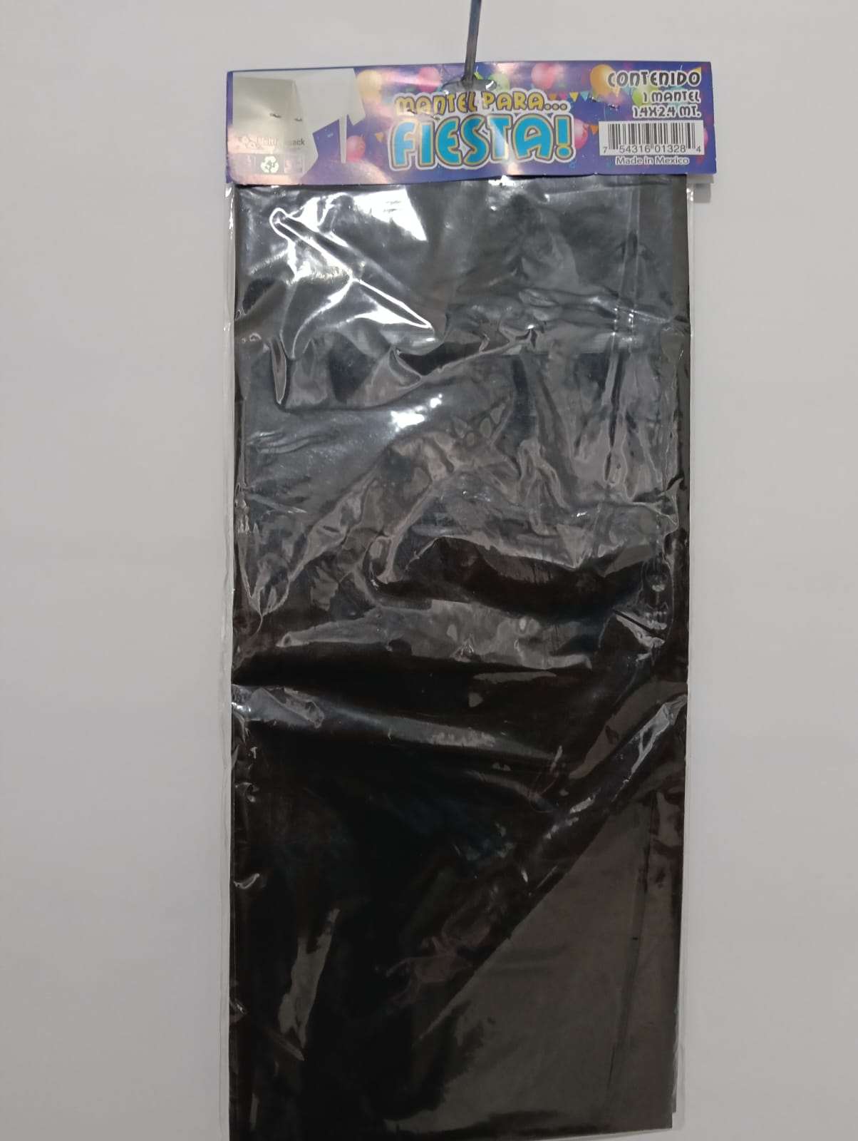 MANTEL NEGRO (140CMX240CM)