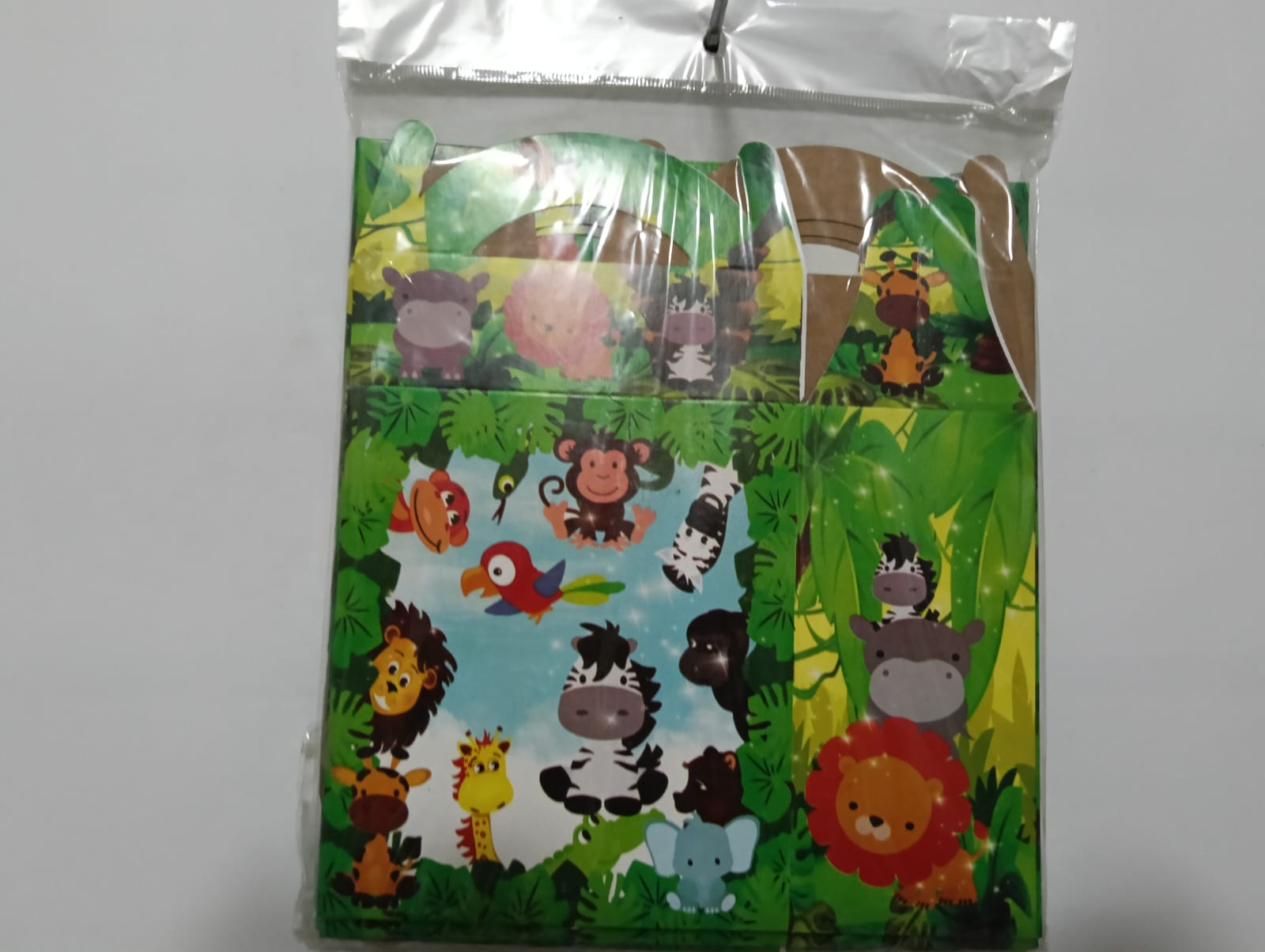JUNGLA ANIMALES CAJA DULCERA 10 PZAS