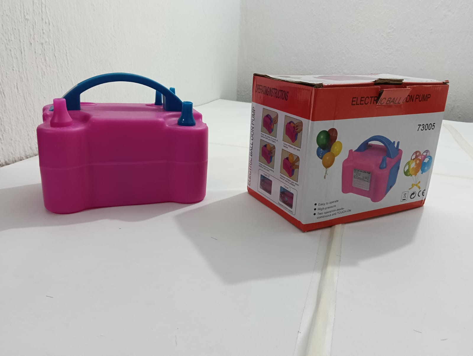 BOMBA DE AIRE ELÉCTRICA PARA INFLAR GLOBOS