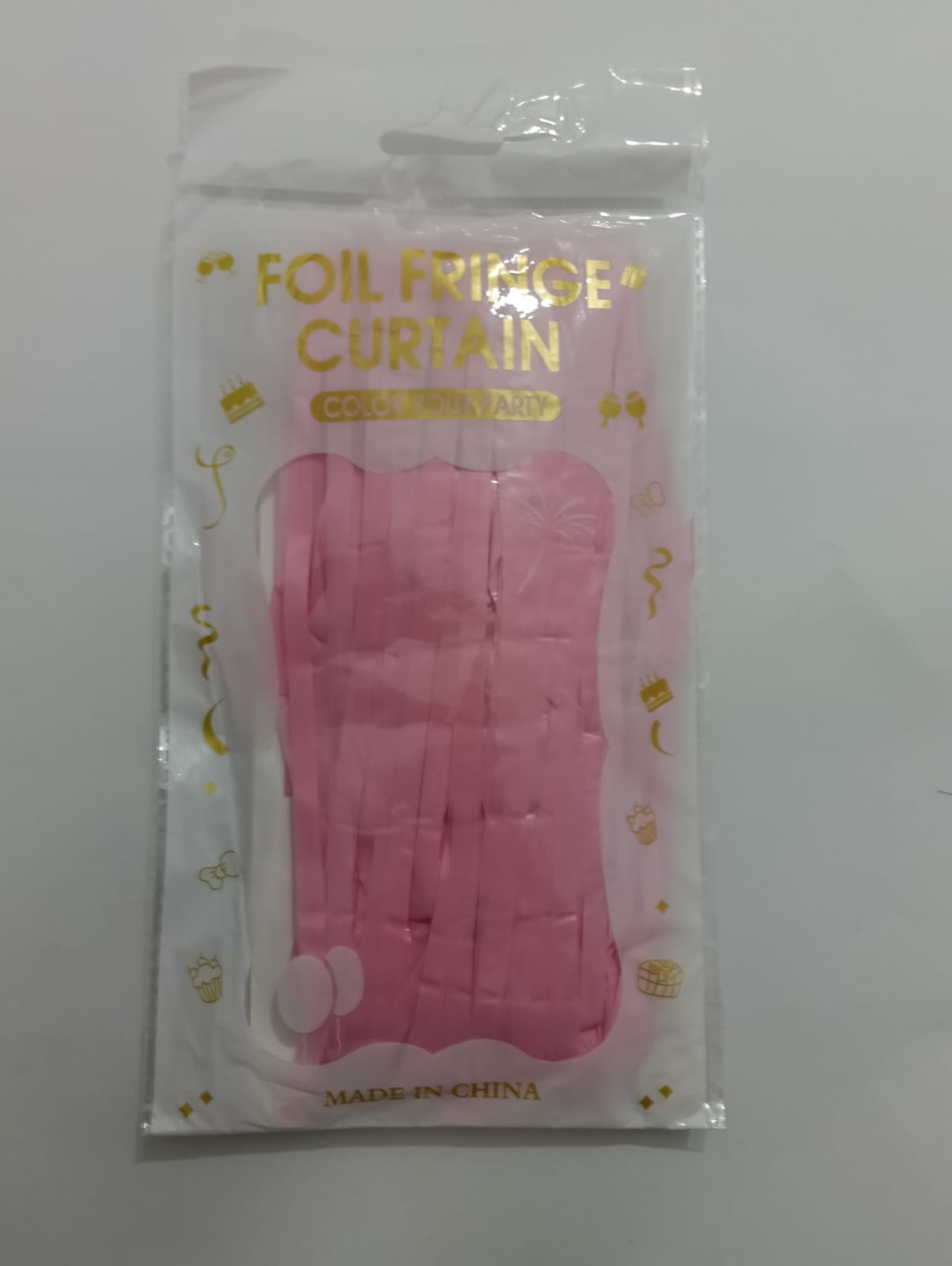 CORTINA LLUVIA ROSA PASTEL