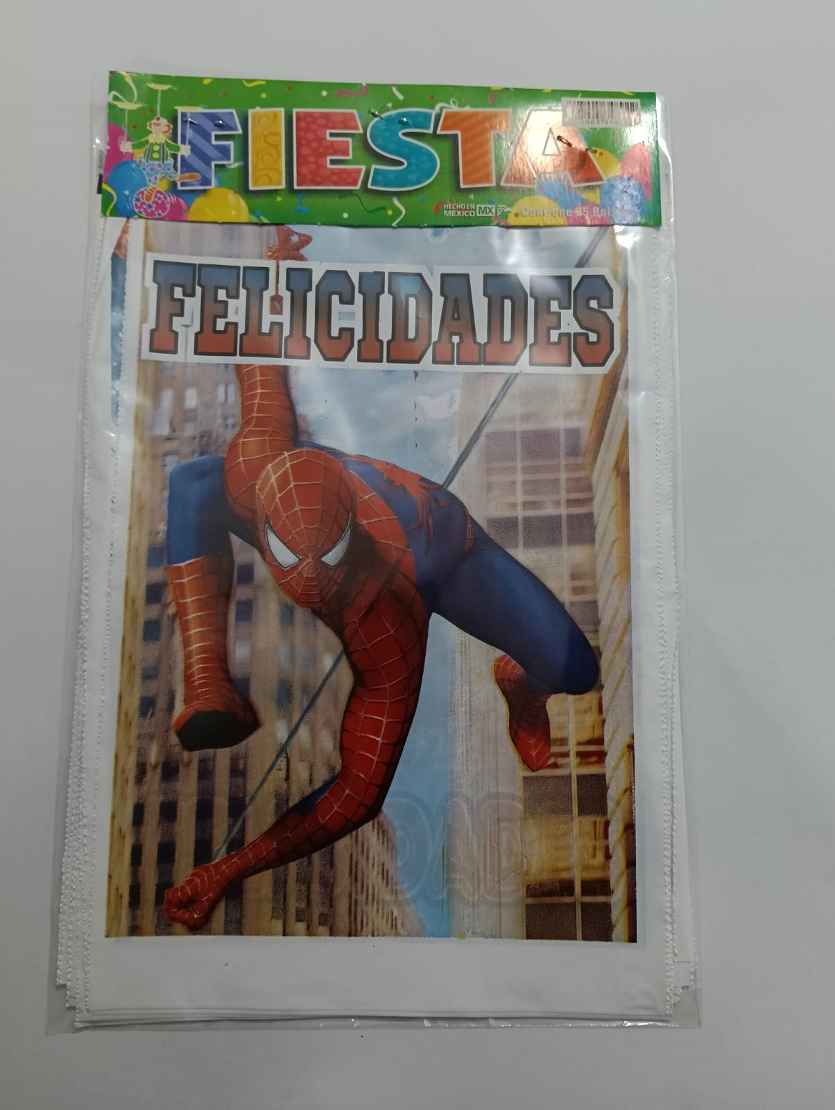 SPIDERMAN HOMBRE ARAÑA BOLSA DULCERA 25 PZAS