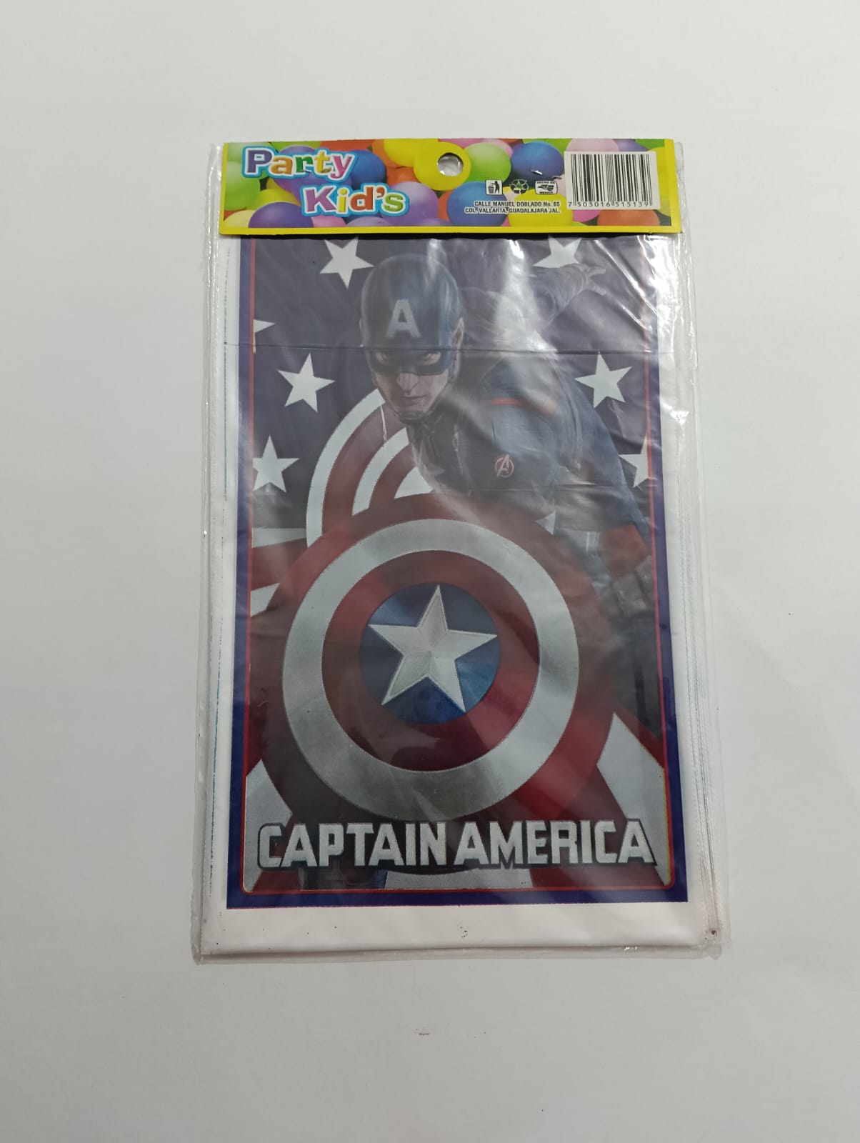 CAPITÁN AMÉRICA BOLSA DULCERA 25 PZAS