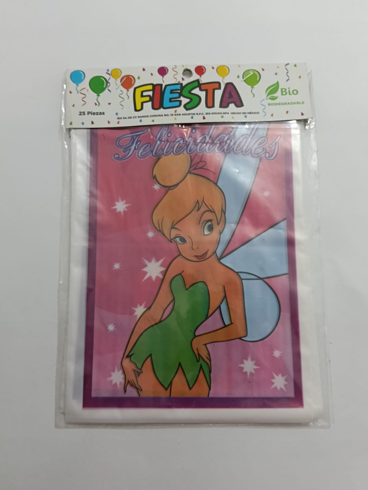 CAMPANITA TINKER BELL BOLSA DULCERA 25 PZAS