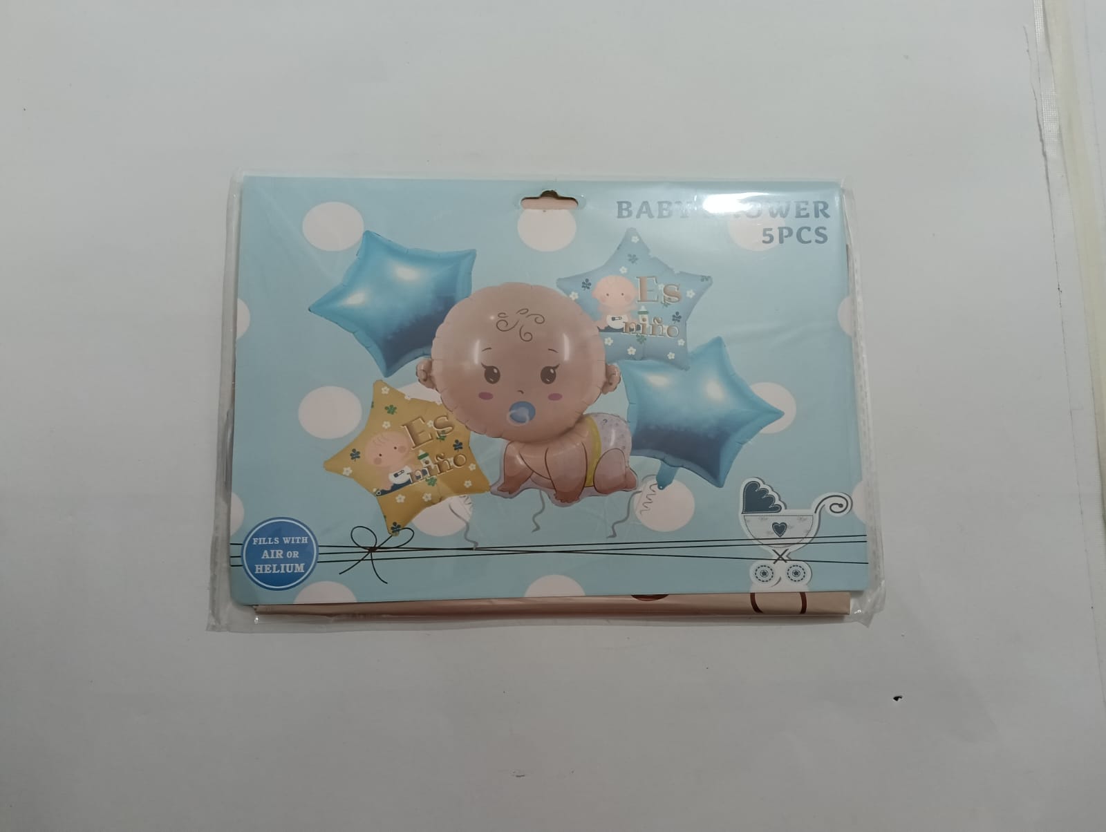 ES NIÑO REVELACIÓN SET 5 GLOBOS METÁLICOS