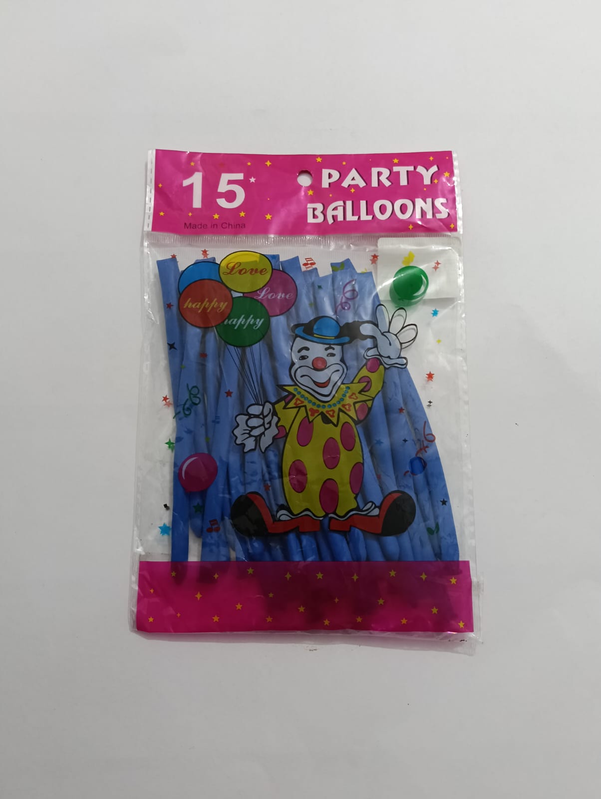 GLOBO BALLOONS AZUL REY TIRA  15 PZAS