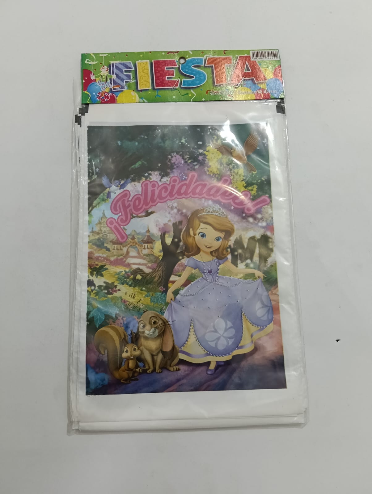PRINCESA SOFIA BOLSA DULCERA 25 PZAS