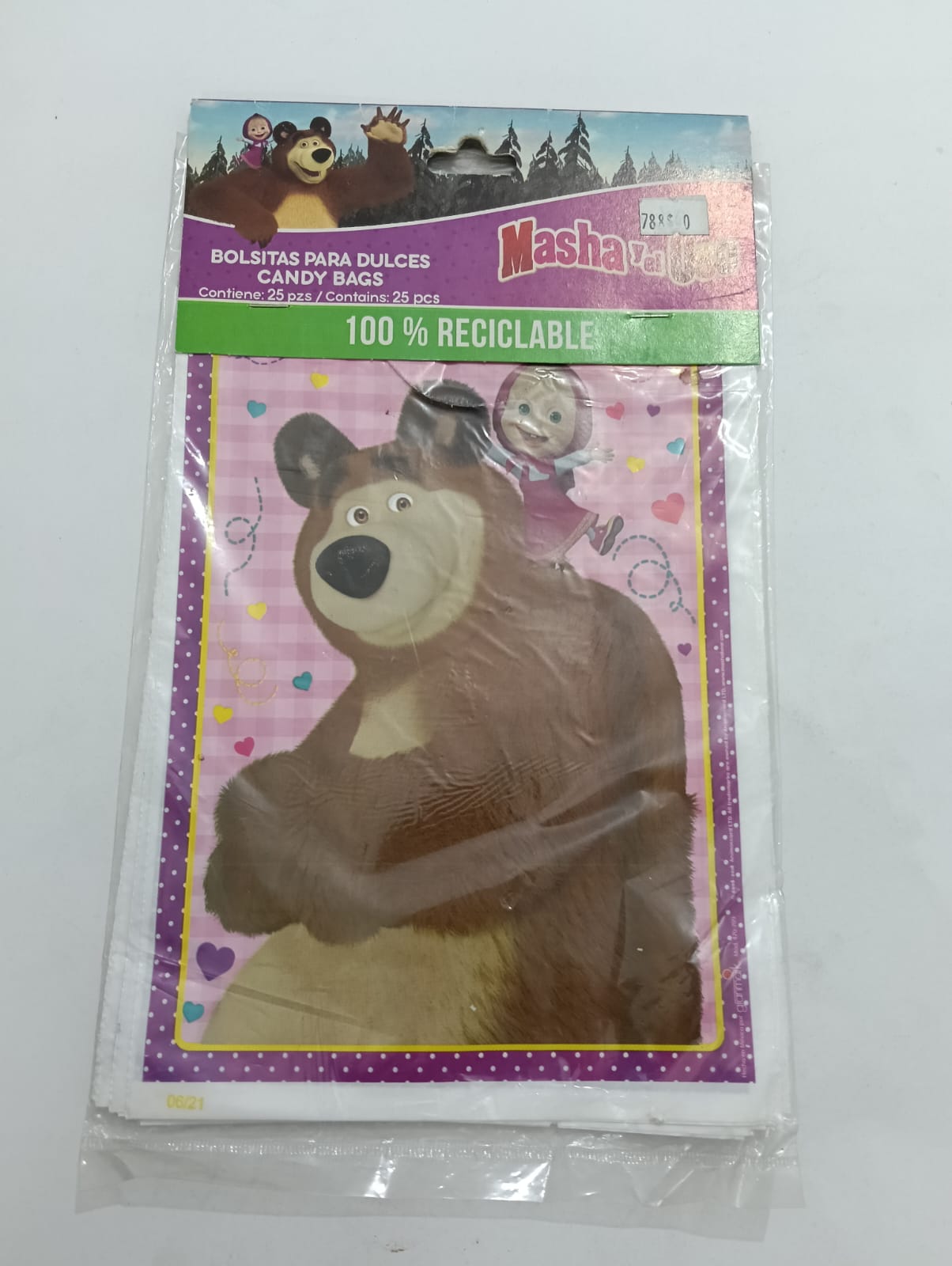 MASHA Y EL OSO GRANDMARK BOLSA DULCERA 25 PZAS