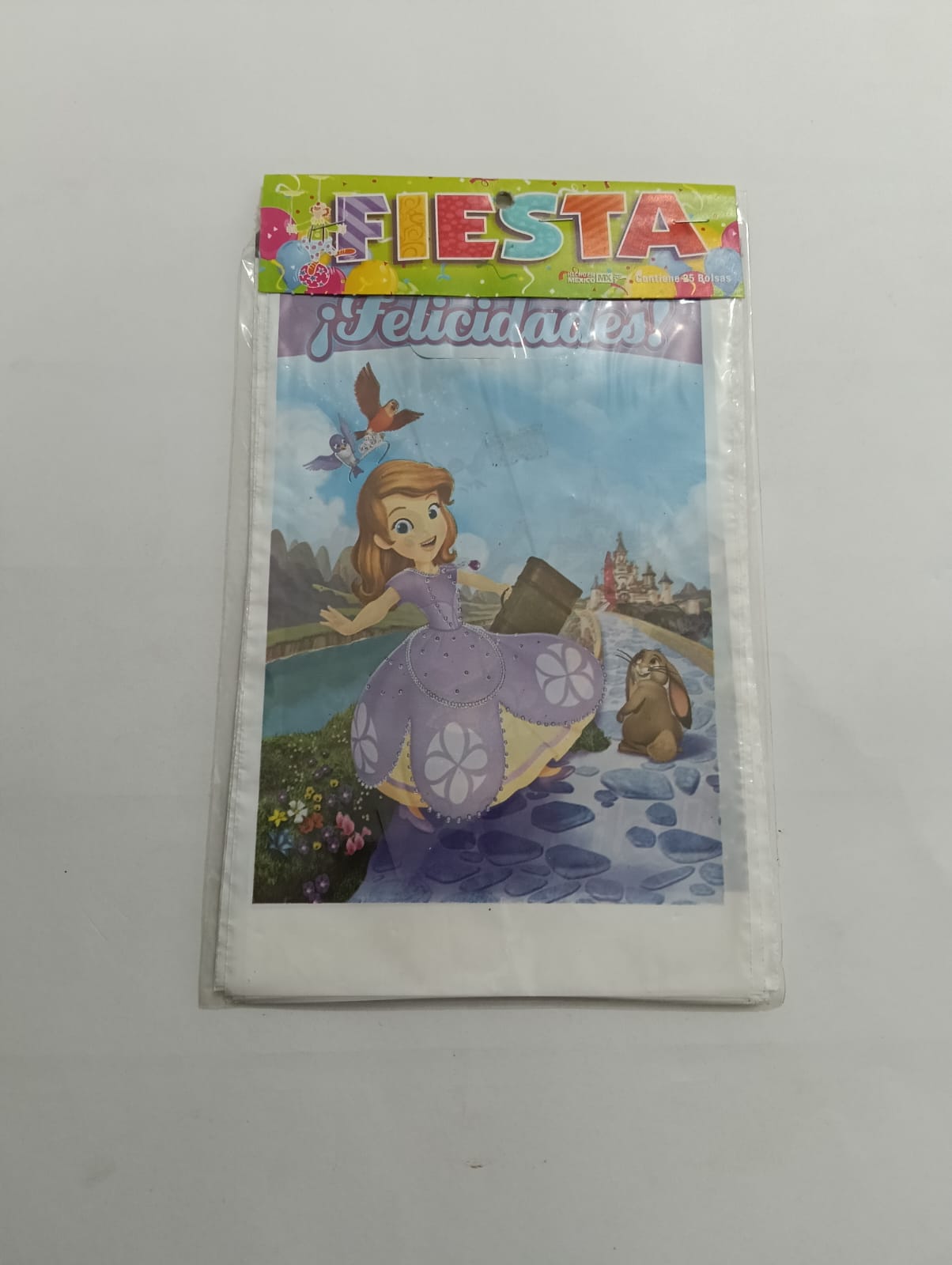 PRINCESA SOFIA BOLSA DULCERA 25 PZAS