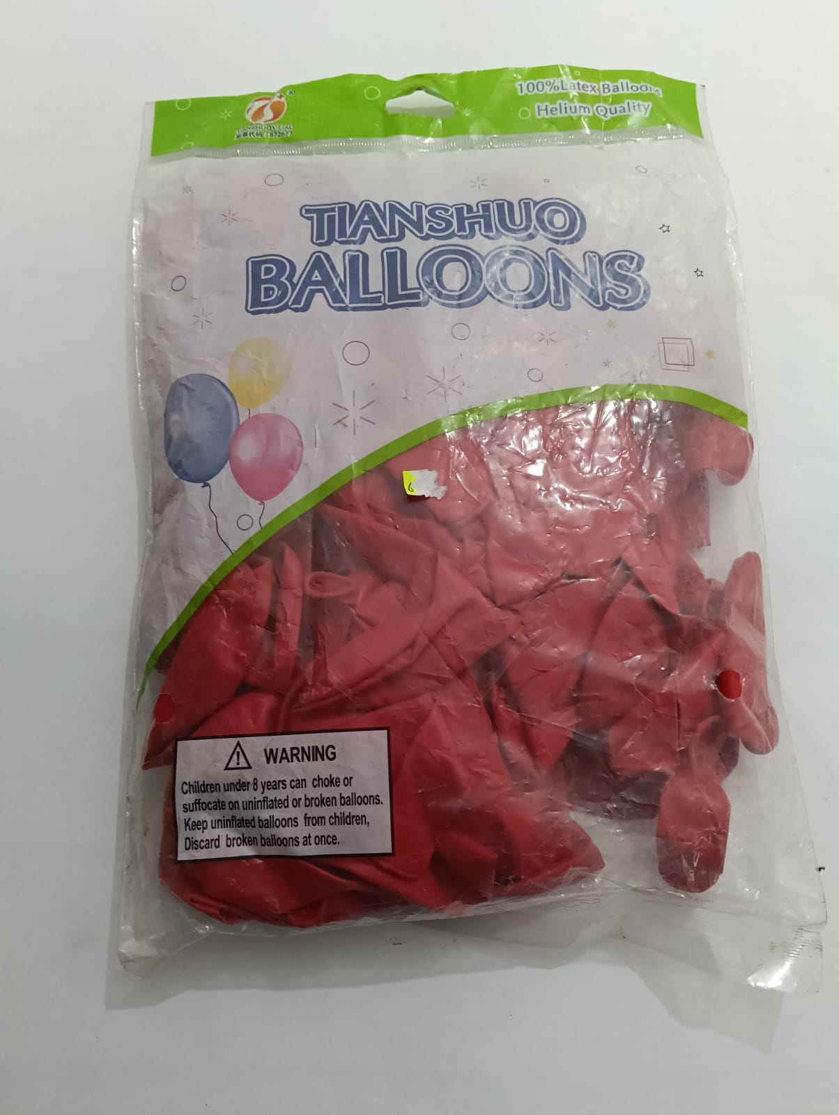GLOBO BALLONS #12 ROJO PASIÓN 100 PZAS