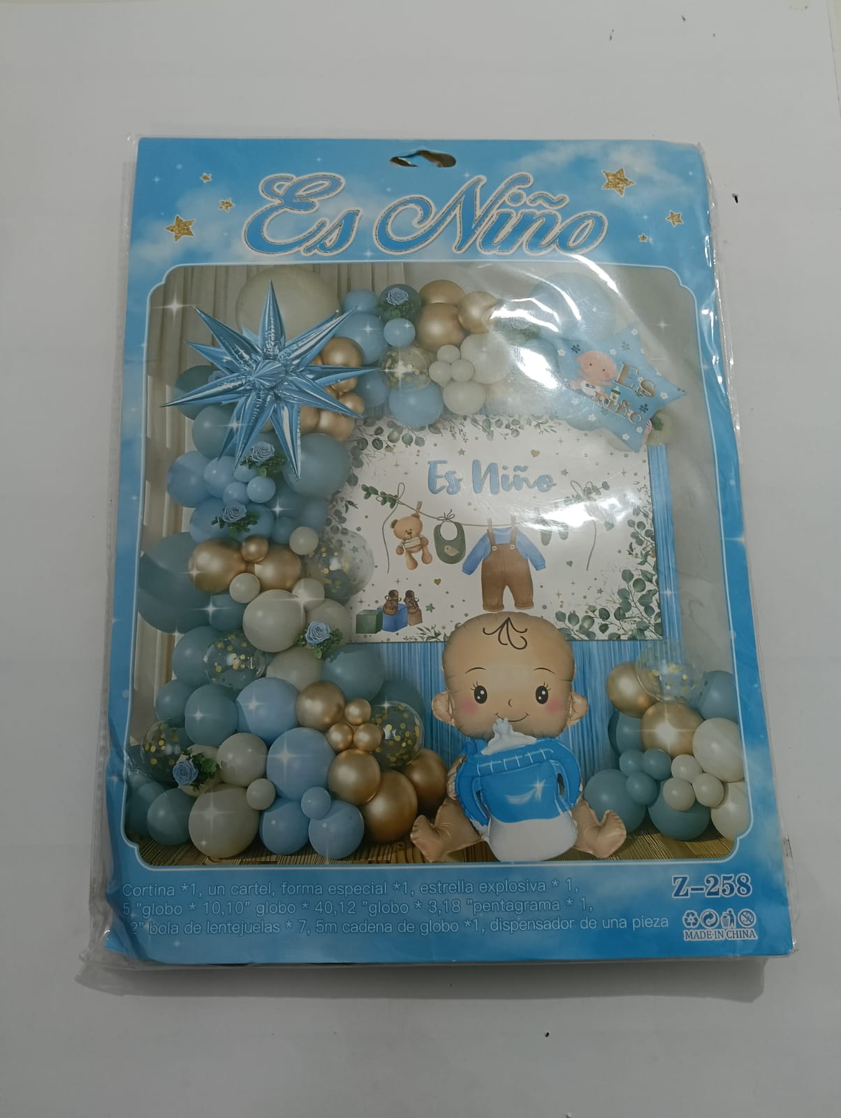 ES NIÑO ARCO COMPLETO REVELACIÓN (AZUL)