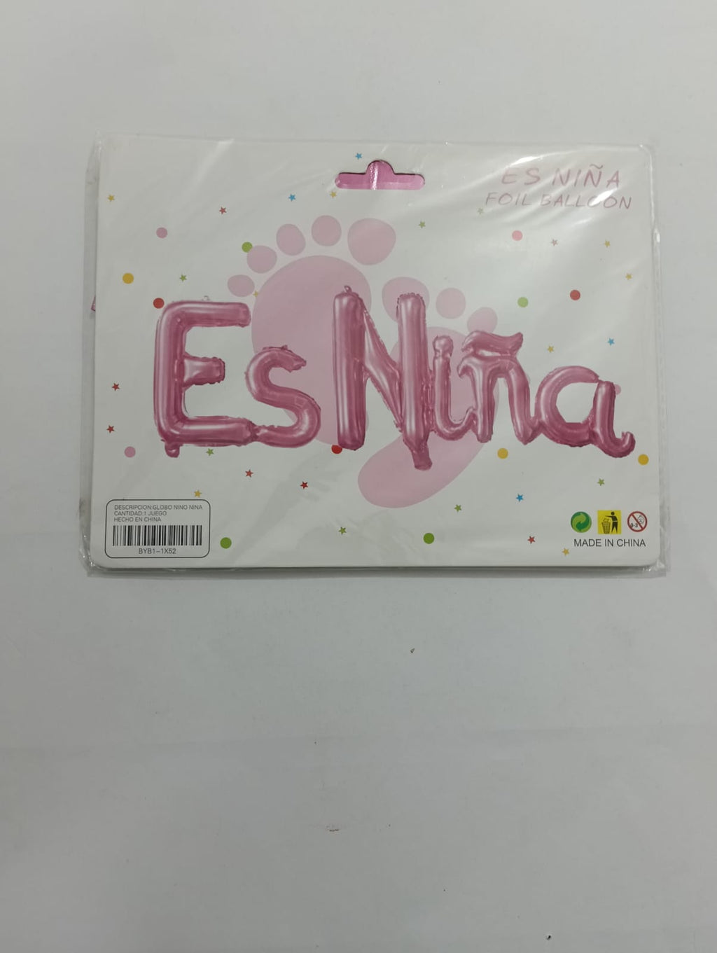 LETRERO ES NIÑO Y ES NIÑA  REVELACIÓN