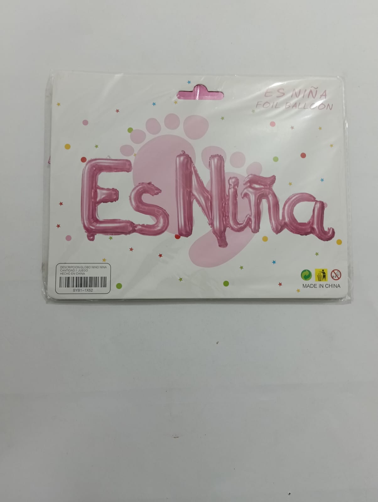 LETRERO ES NIÑO Y ES NIÑA  REVELACIÓN