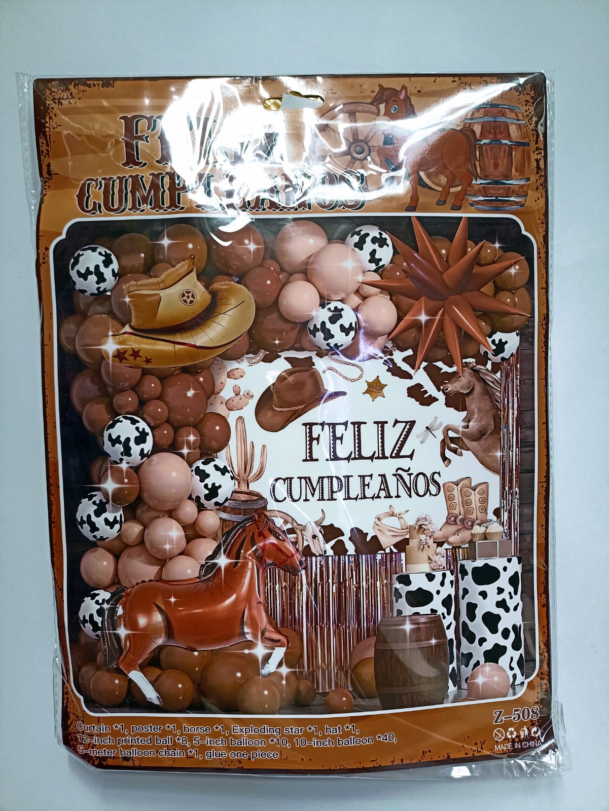 CABALLO ARCO COMPLETO FELIZ CUMPLEAÑOS (CAFE)