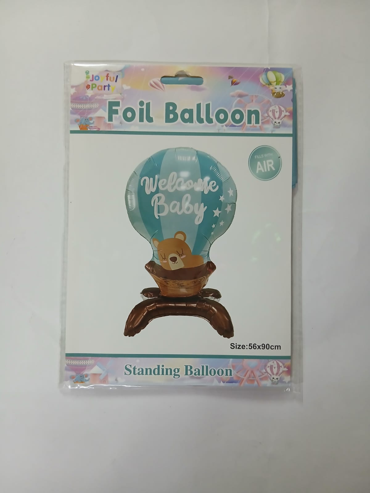 BABY SHOWER GLOBO NIÑO AEROSTATICO EMPAQUETADO