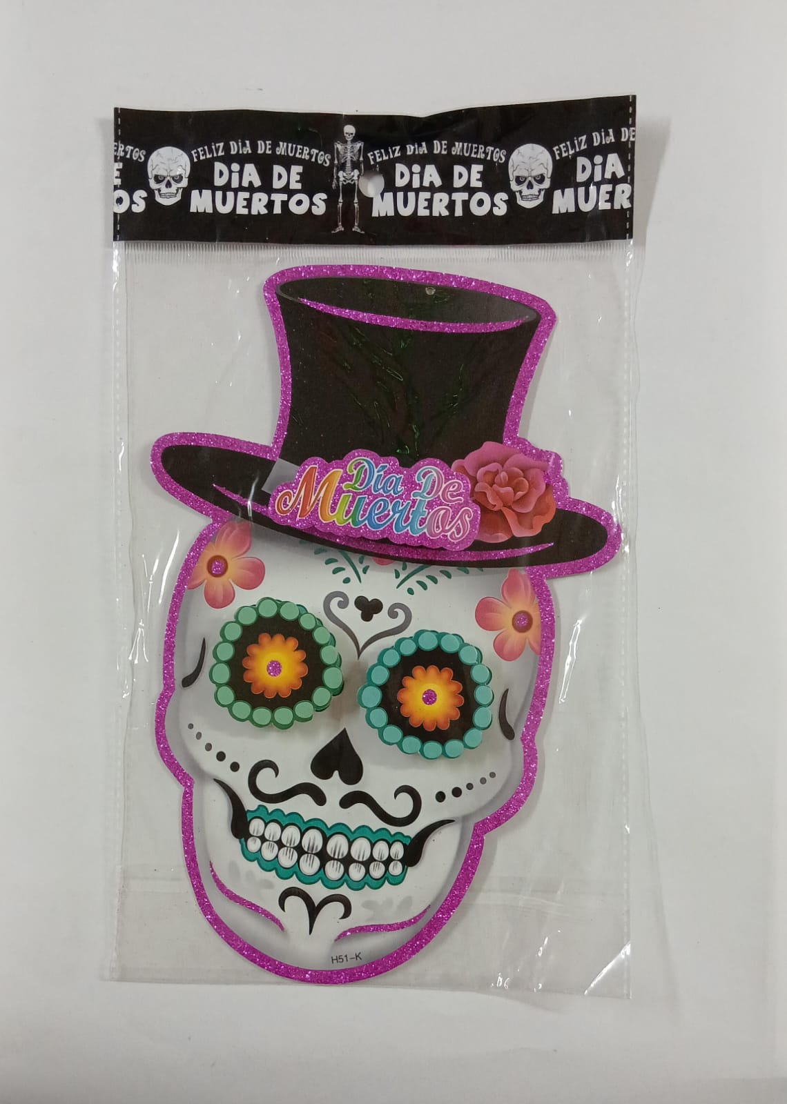 CARTON MEDIANO CALAVERA DIA DE MUERTOS