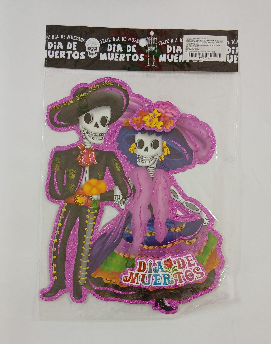 CARTON MEDIANO DIA DE MUERTOS