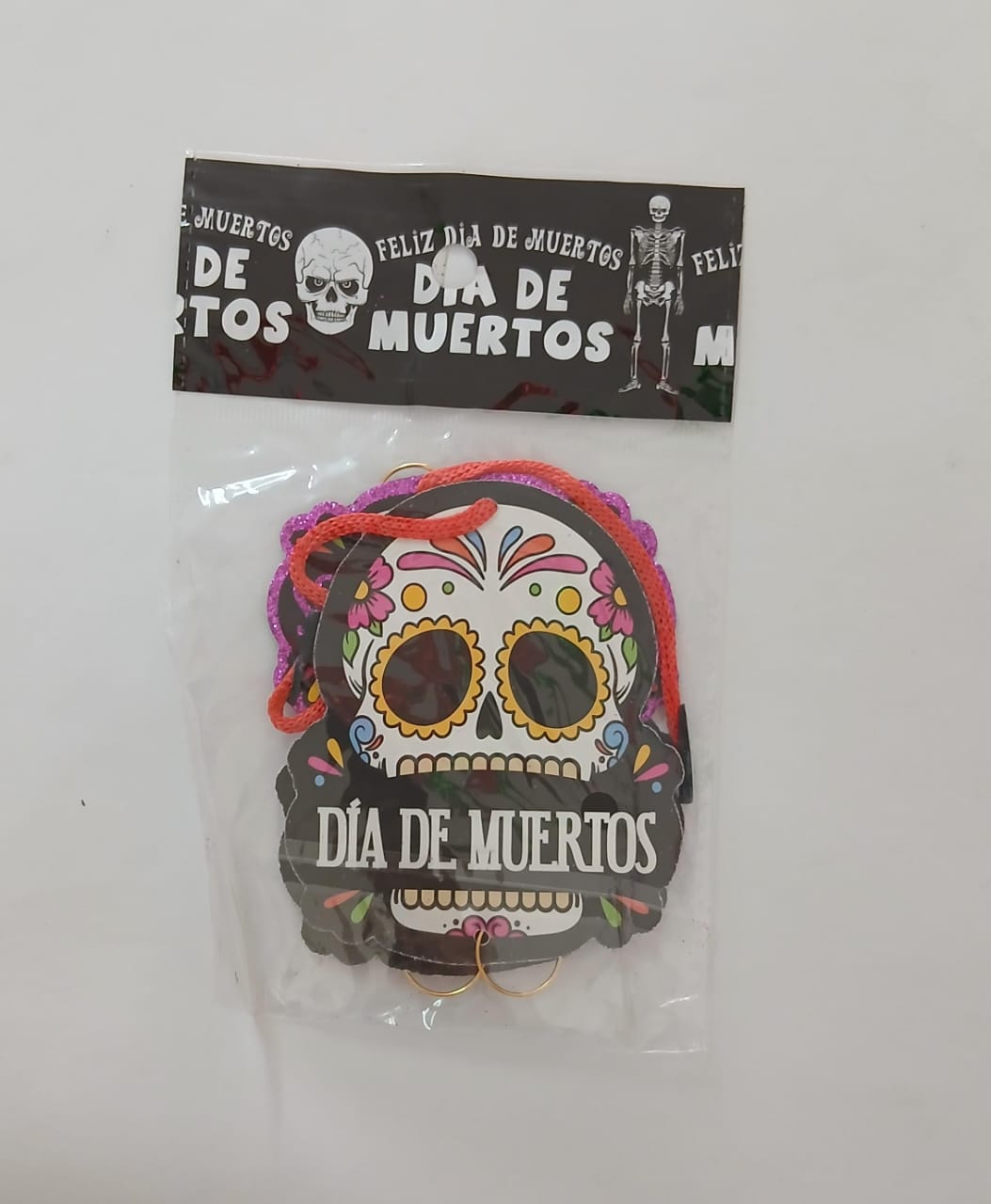GUIRNALDA DIA DE MUERTOS CALAVERA LETRERO DIA DE MUERTOS