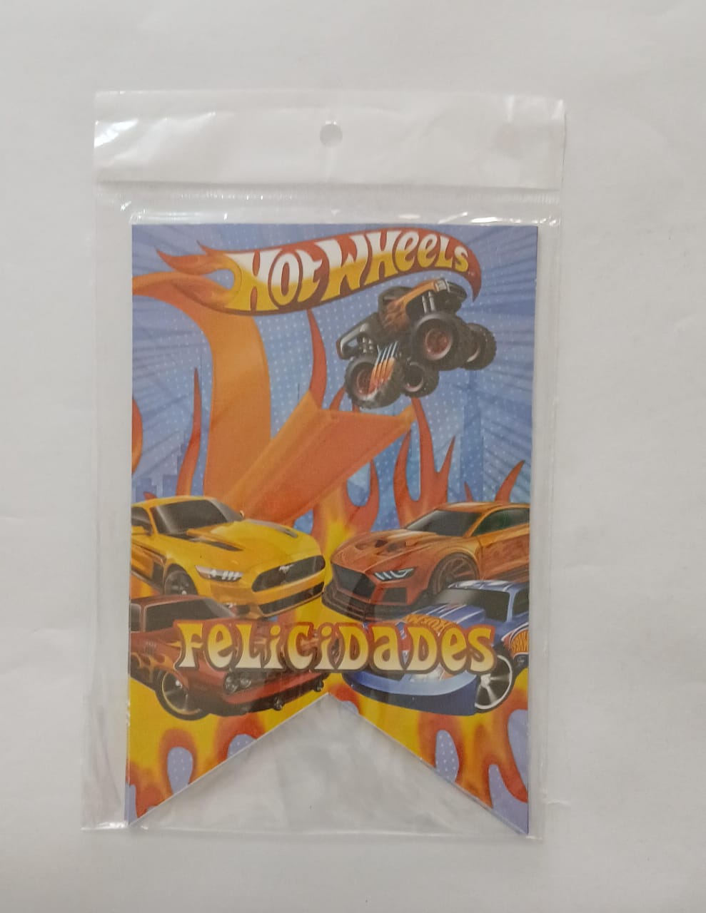 BANDERIN DE PERSONAJE HOT WHEELS