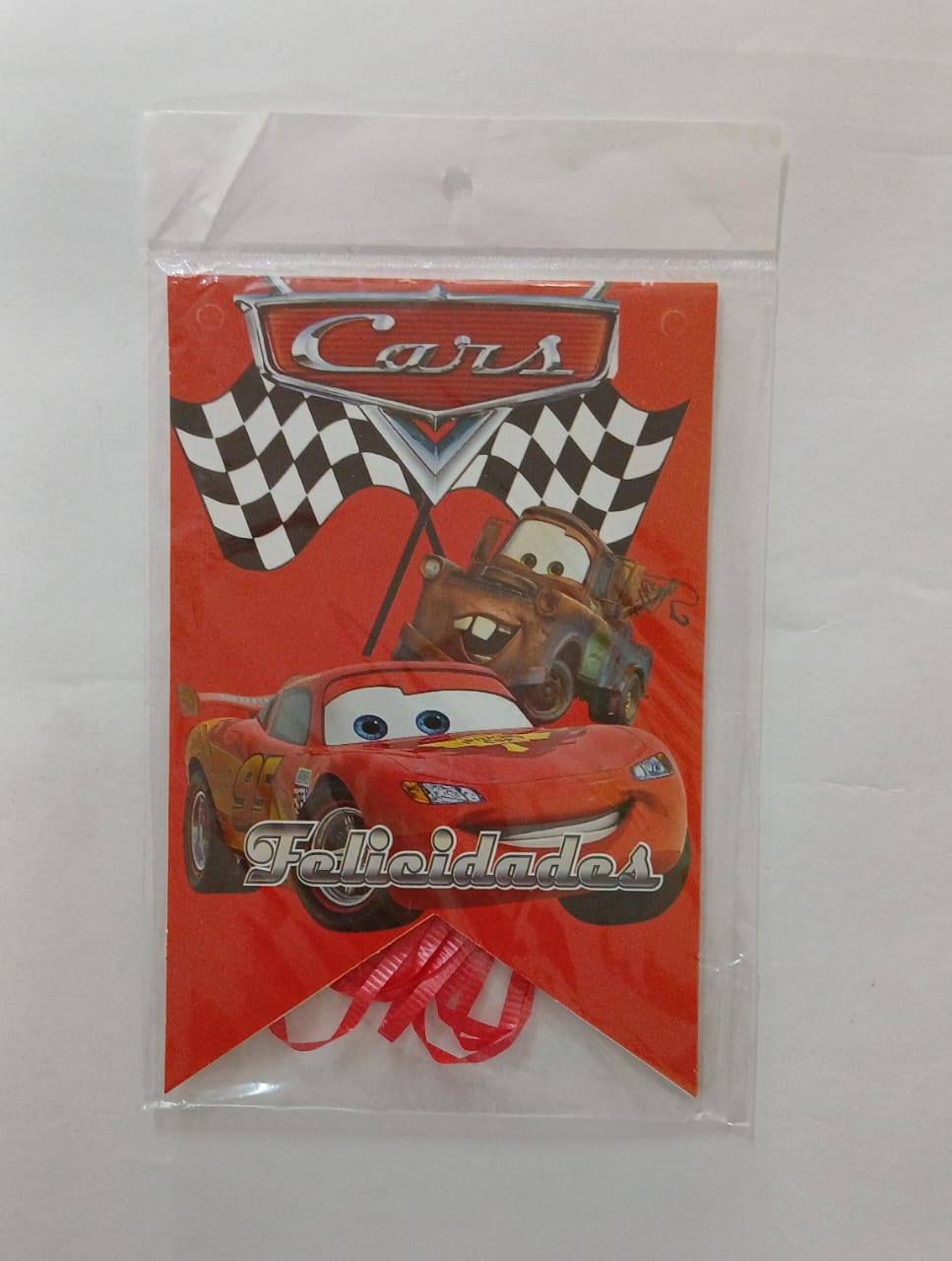 BANDERIN DE PERSONAJE CARS