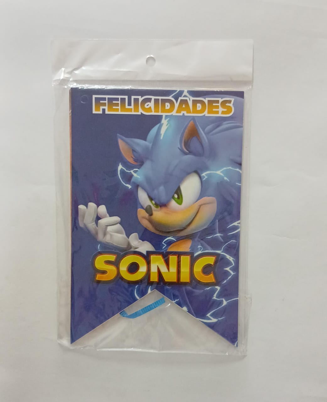 BANDERIN DE PERSONAJE SONIC