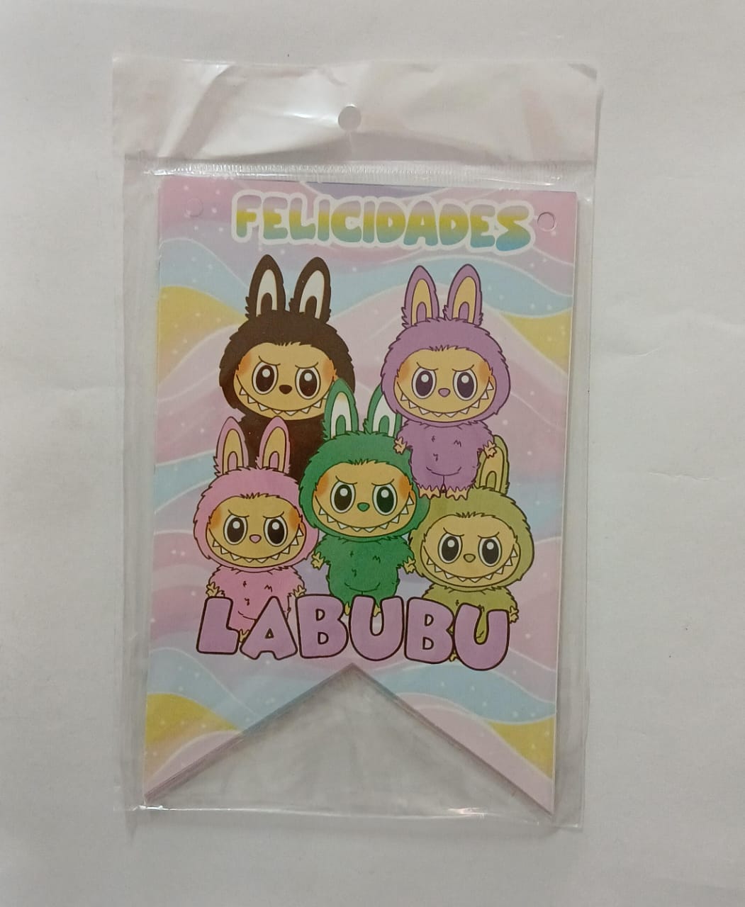 BANDERIN DE PERSONAJE LABUBU