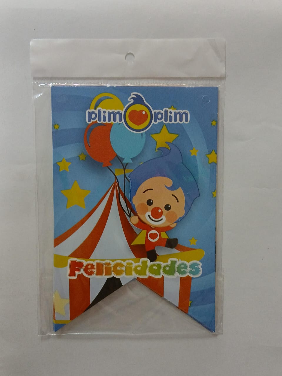 BANDERIN DE PERSONAJE PLIM PLIM