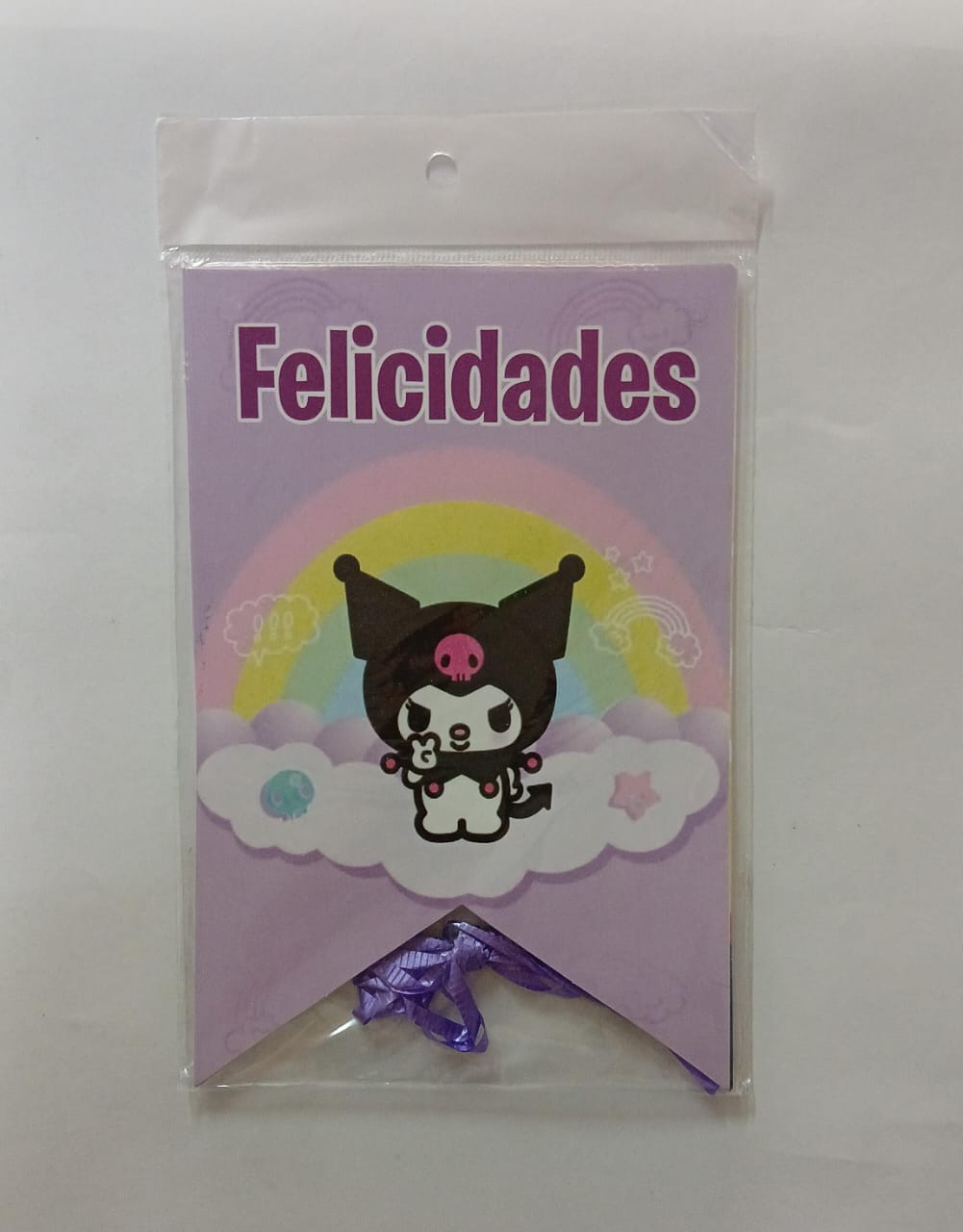 BANDERIN DE PERSONAJE KUROMI