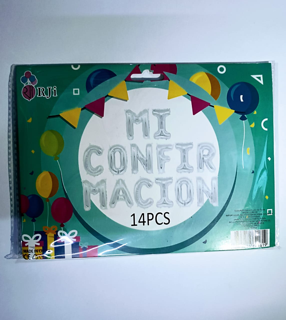 SILVER BABY SHOWER BALLOON SIGN