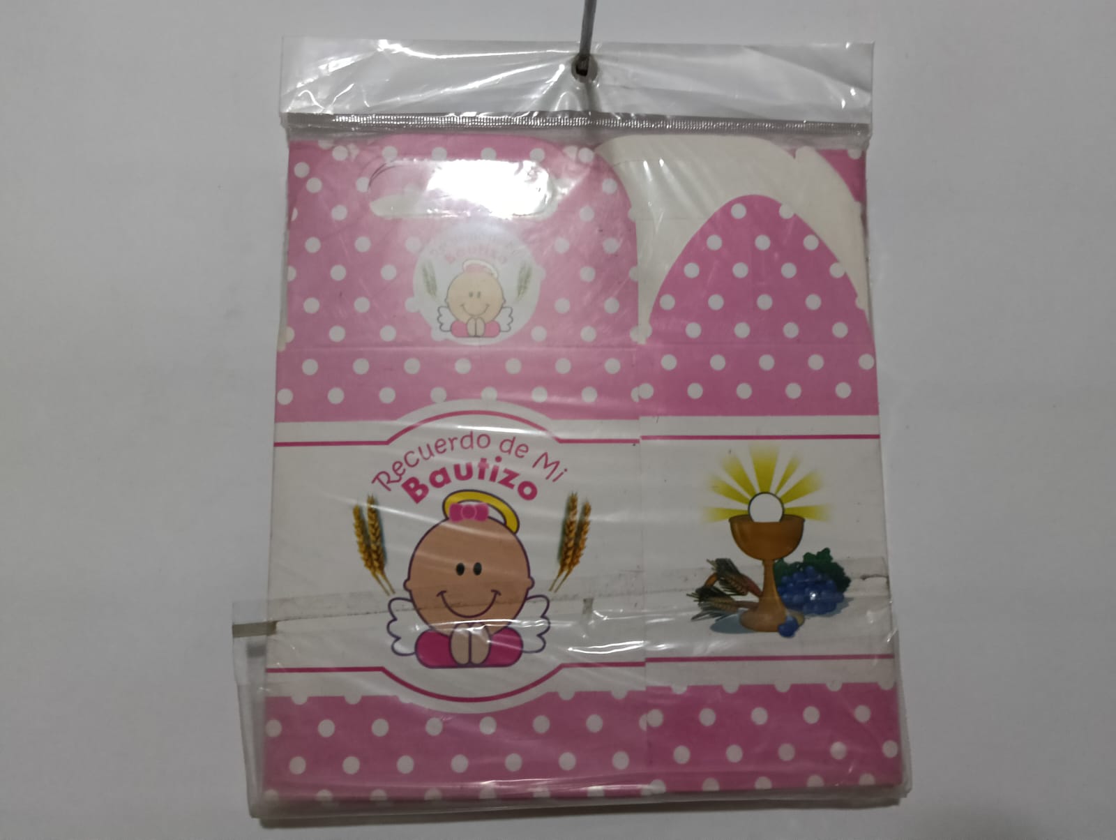 CAJA DULCERA PRIMERA COMUNIÓN 10 PZAS (ROSA)