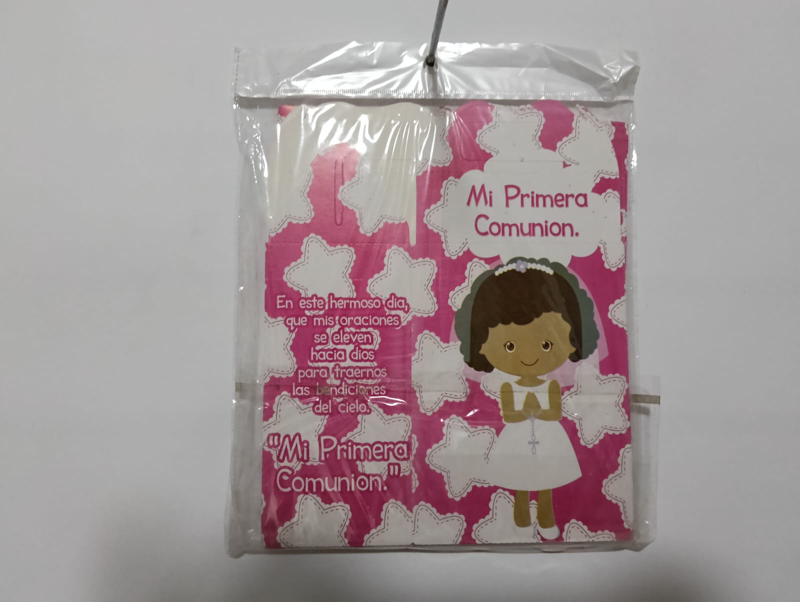 CAJA DULCERA PRIMERA COMUNIÓN 10 PZAS (ROSA)