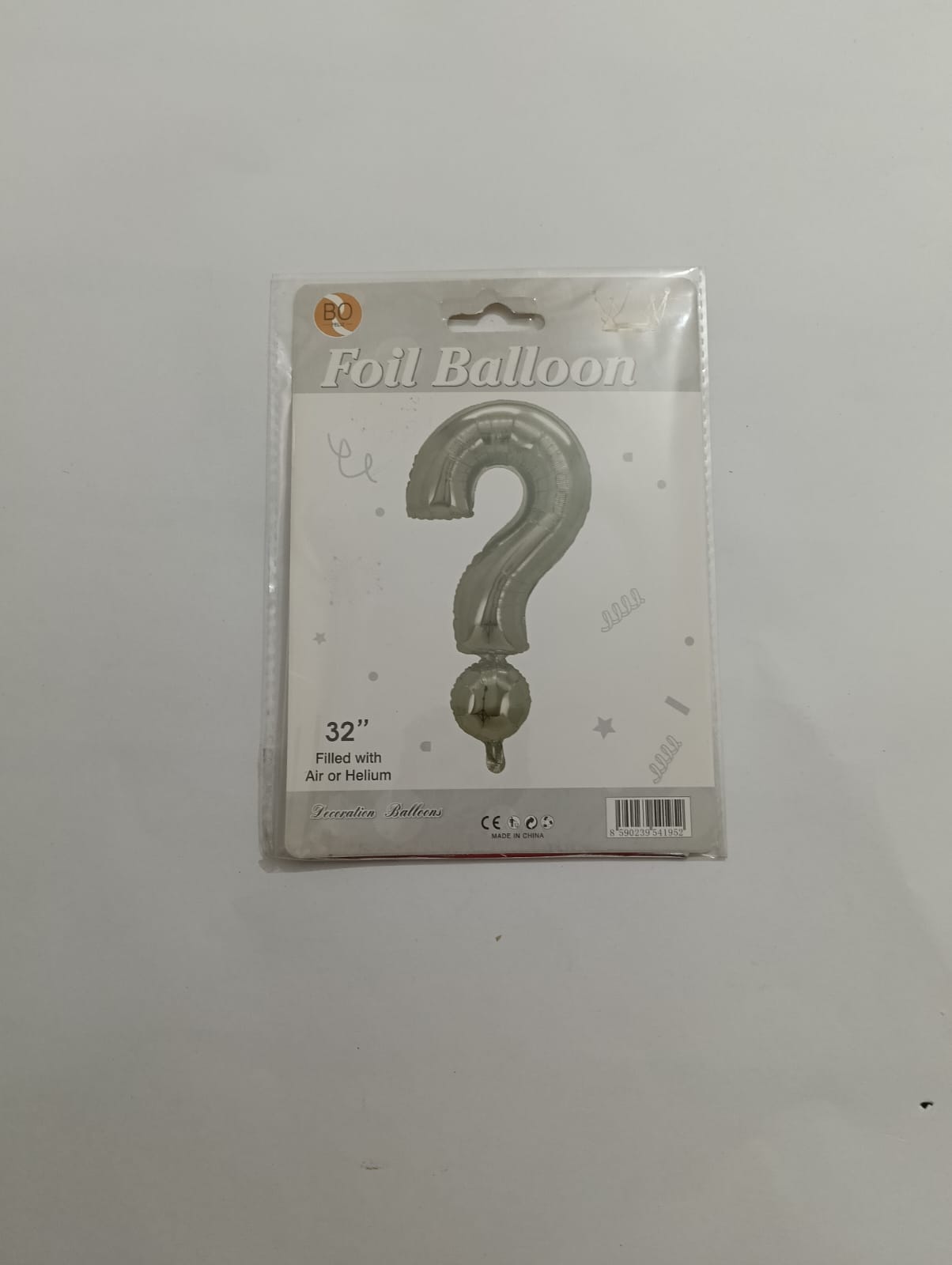 GLOBO SIGNO DE INTERROGACIÓN DORADO (?) 32 PULGADAS (81.28)