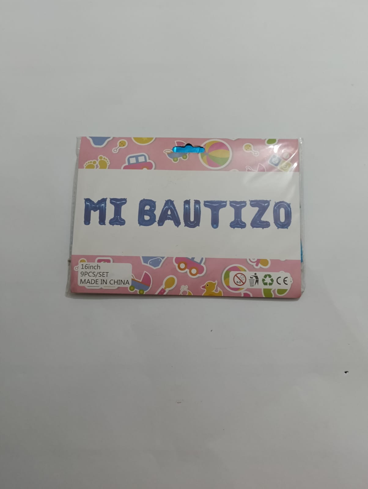 LETRERO MI BAUTIZO