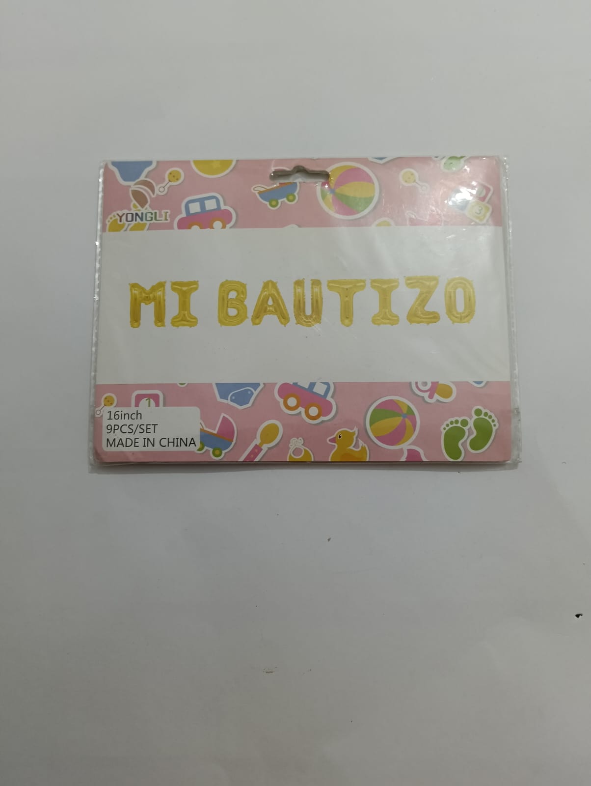 LETRERO MI BAUTIZO