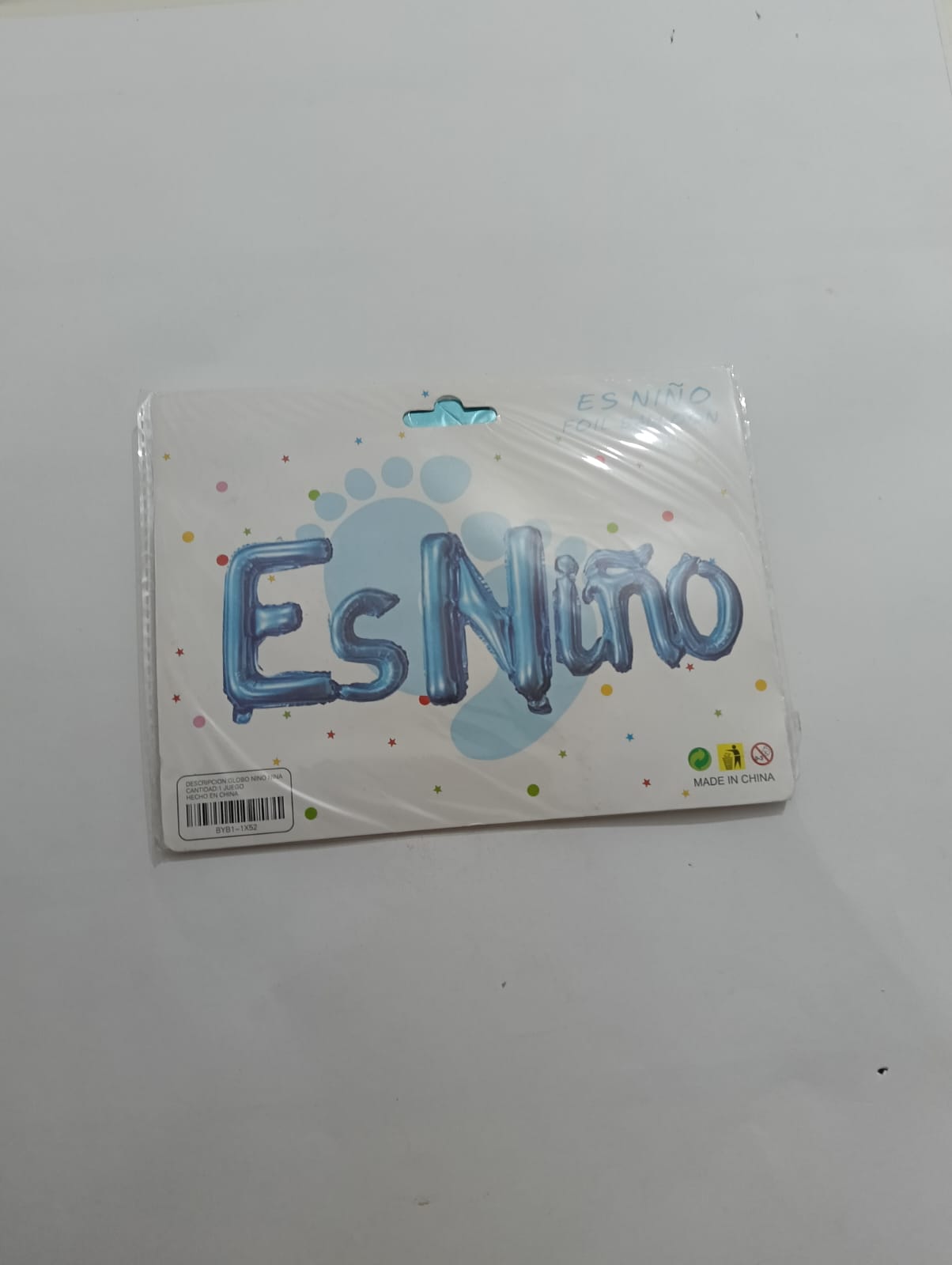 LETRERO ES NIÑO Y ES NIÑA  REVELACIÓN