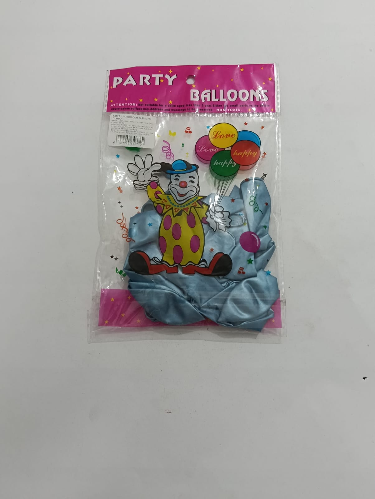 GLOBO BALLOONS #12  12 PZAS