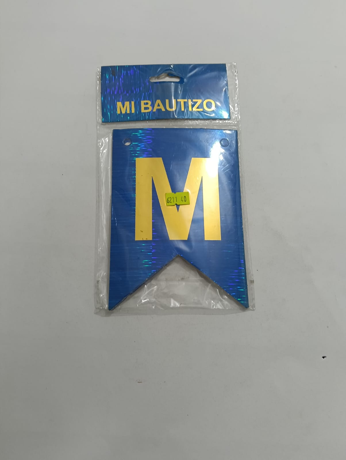 LETRERO MI BAUTIZO HOLOGRÁFICO