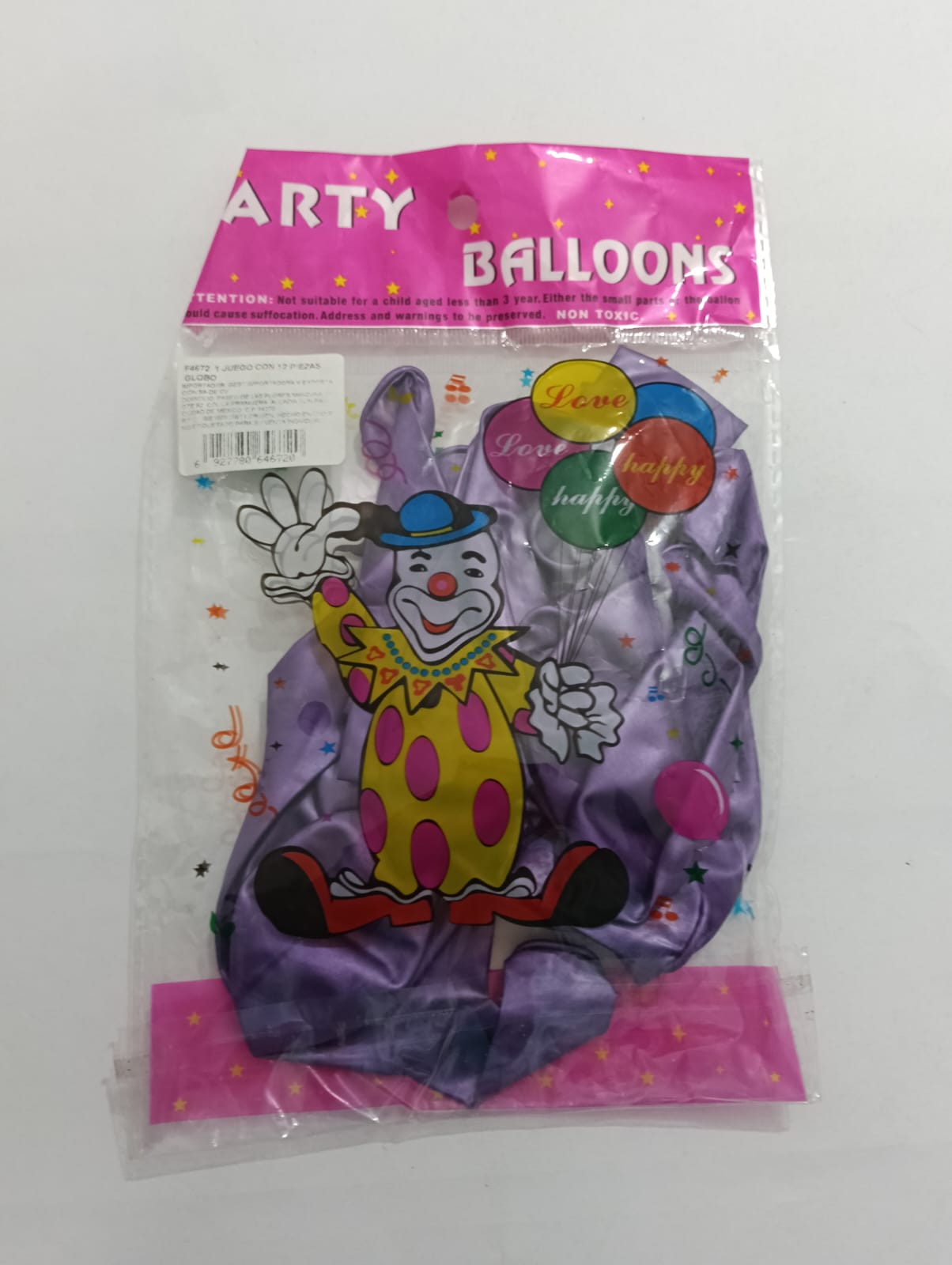 GLOBO BALLOONS #12 MORADO 12 PZAS
