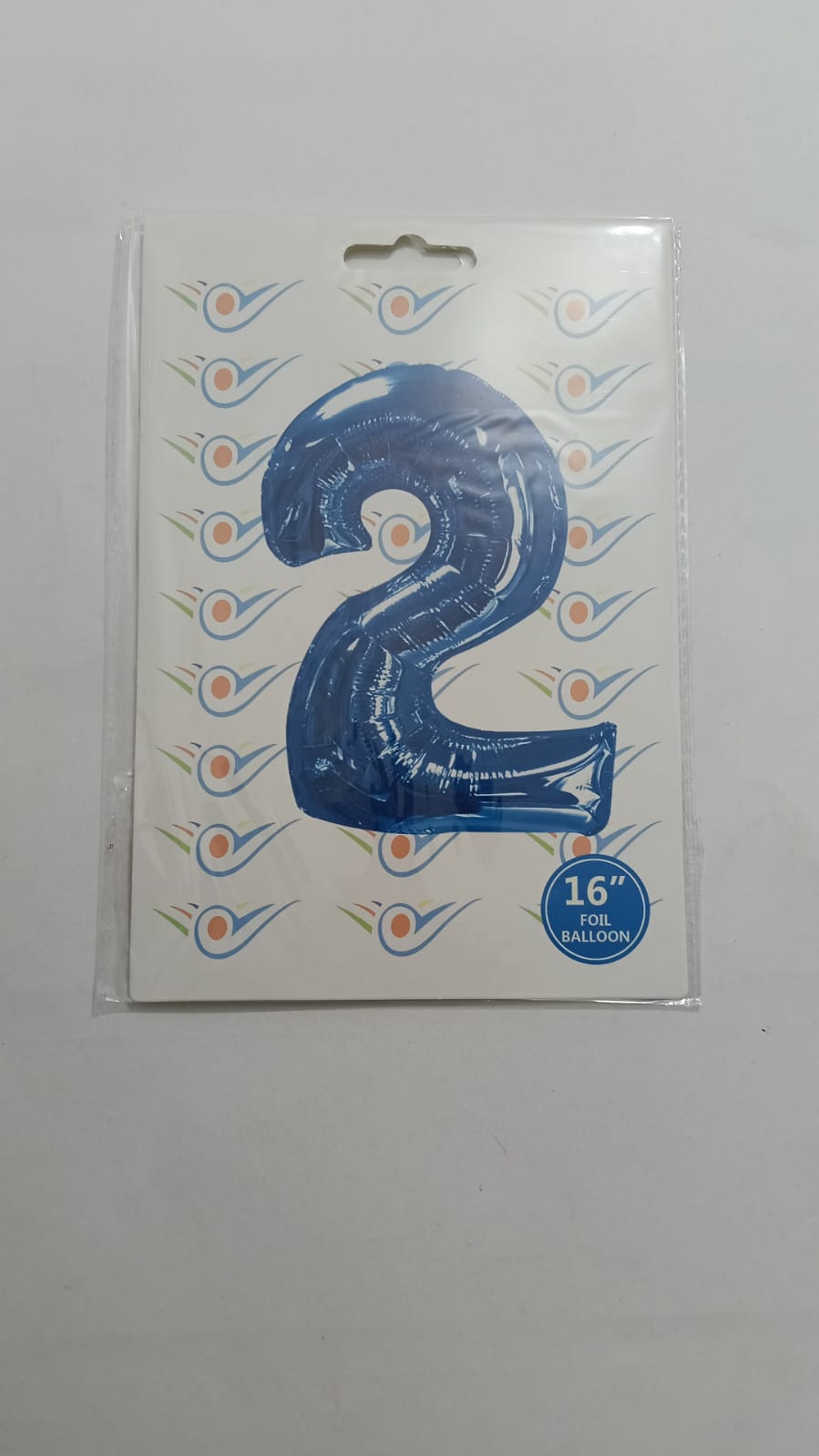 GLOBO DE NUMERO 2 16 PULGADAS (40.64CM) AZUL