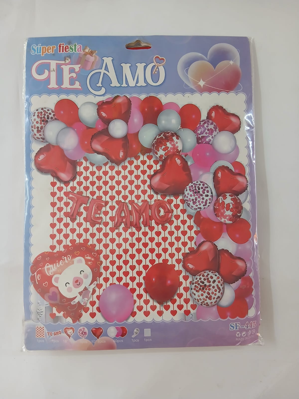 TE AMO ARCO COMPLETO SAN VALENTIN
