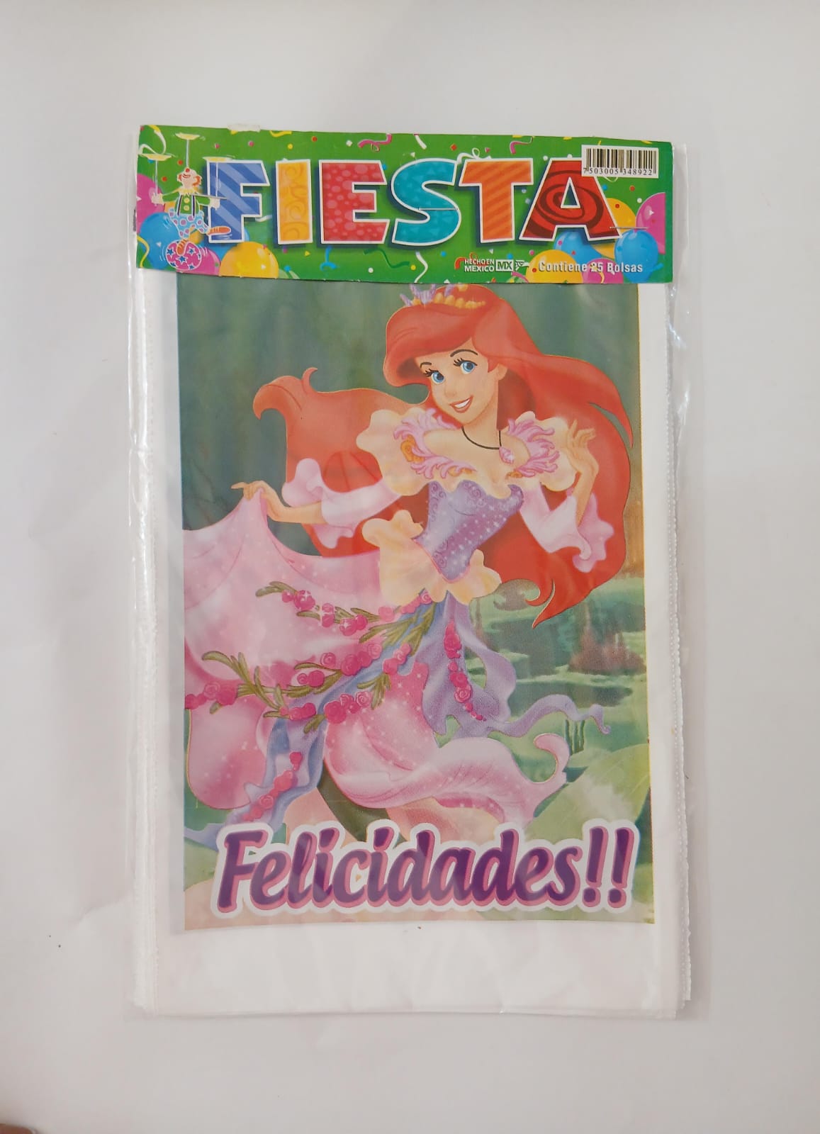 LA SIRENITA BOLSA DULCERA 25 PZAS