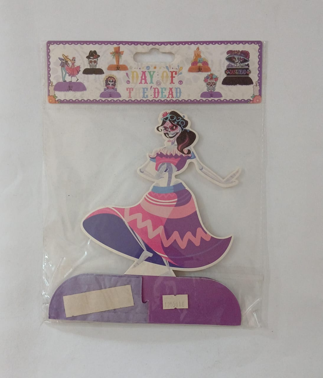 CARTON 3D DIA DE MUERTOS FLOR