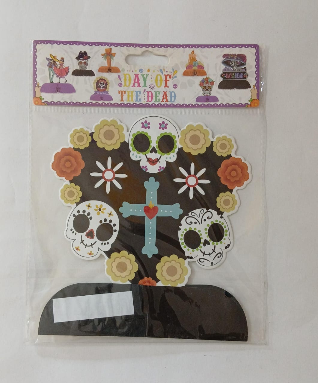 CARTON 3D FLOR DIA DE MUERTOS