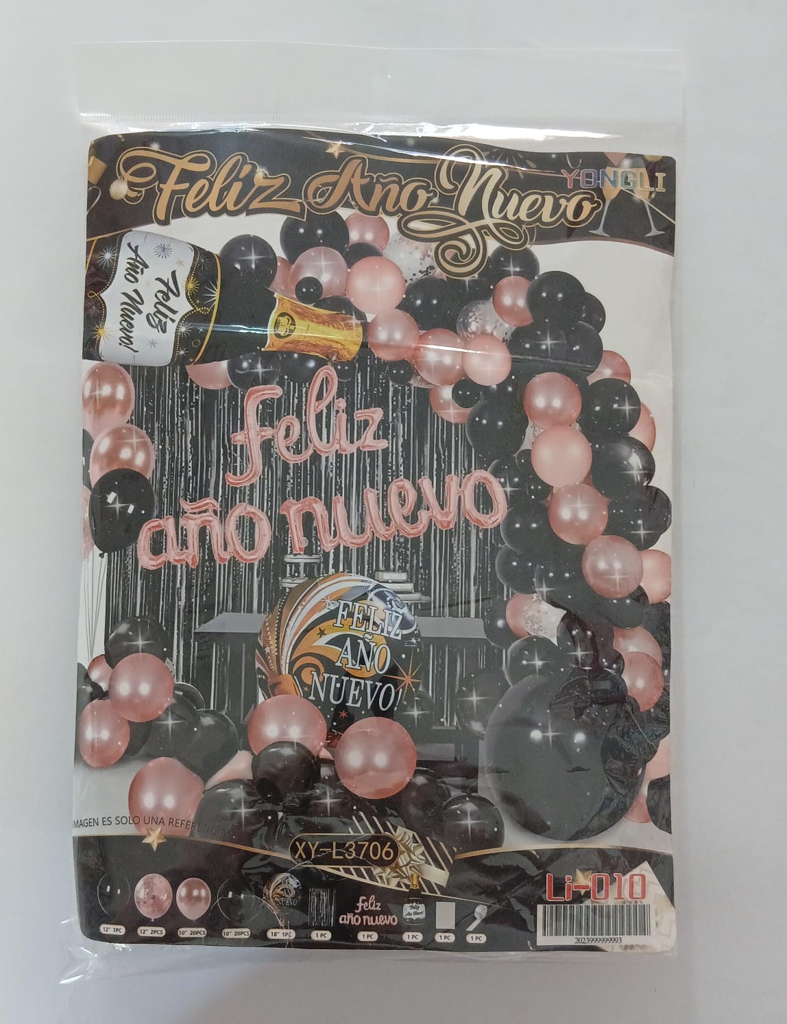 ARCO COMPLETO FELIZ AÑO NUEVO