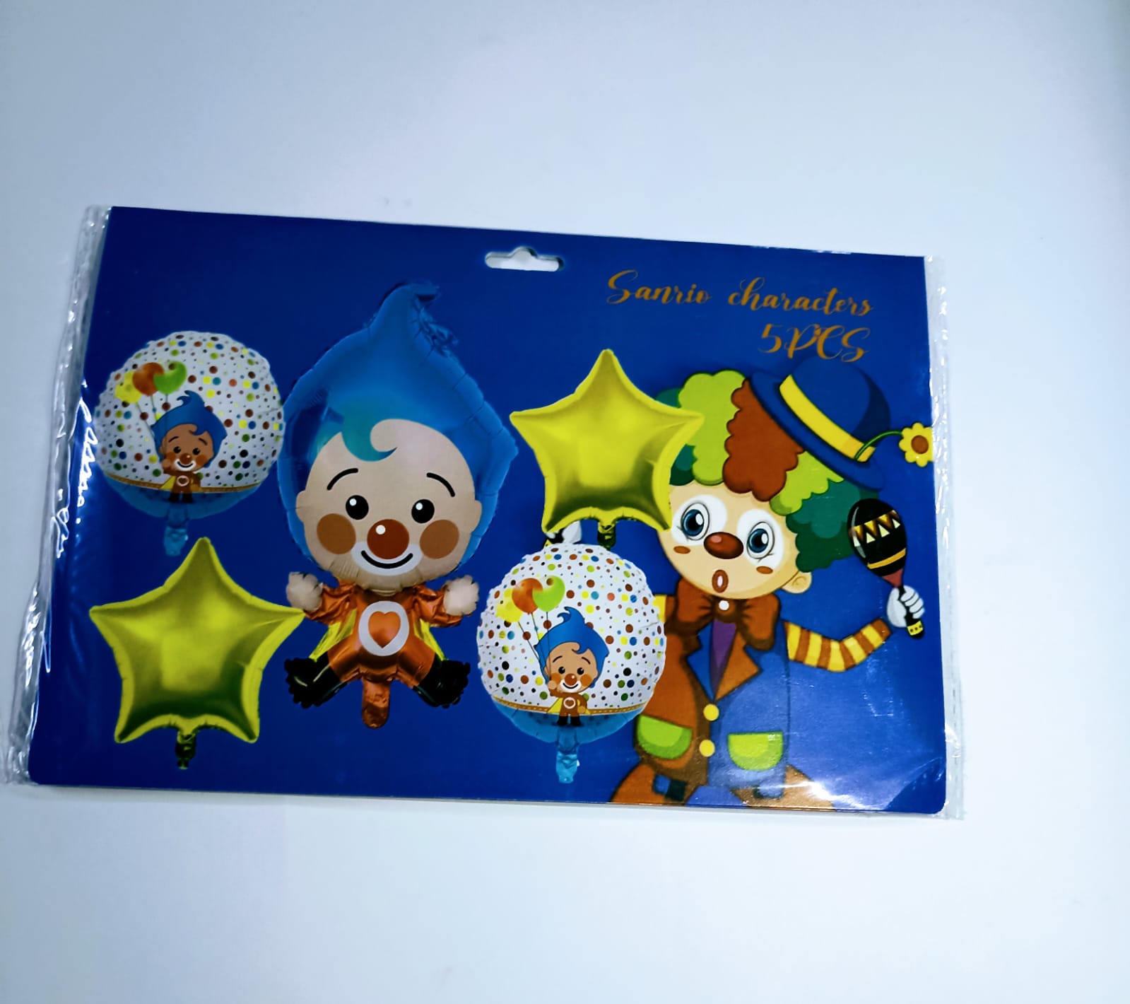 PLIM PLIM SET DE 5 GLOBOS METALICOS